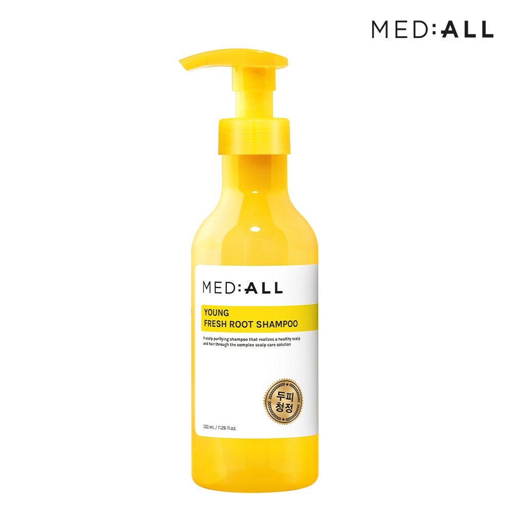 영 프레시 루트 탈모완화 두피청정 샴푸 333ml 우디허발향