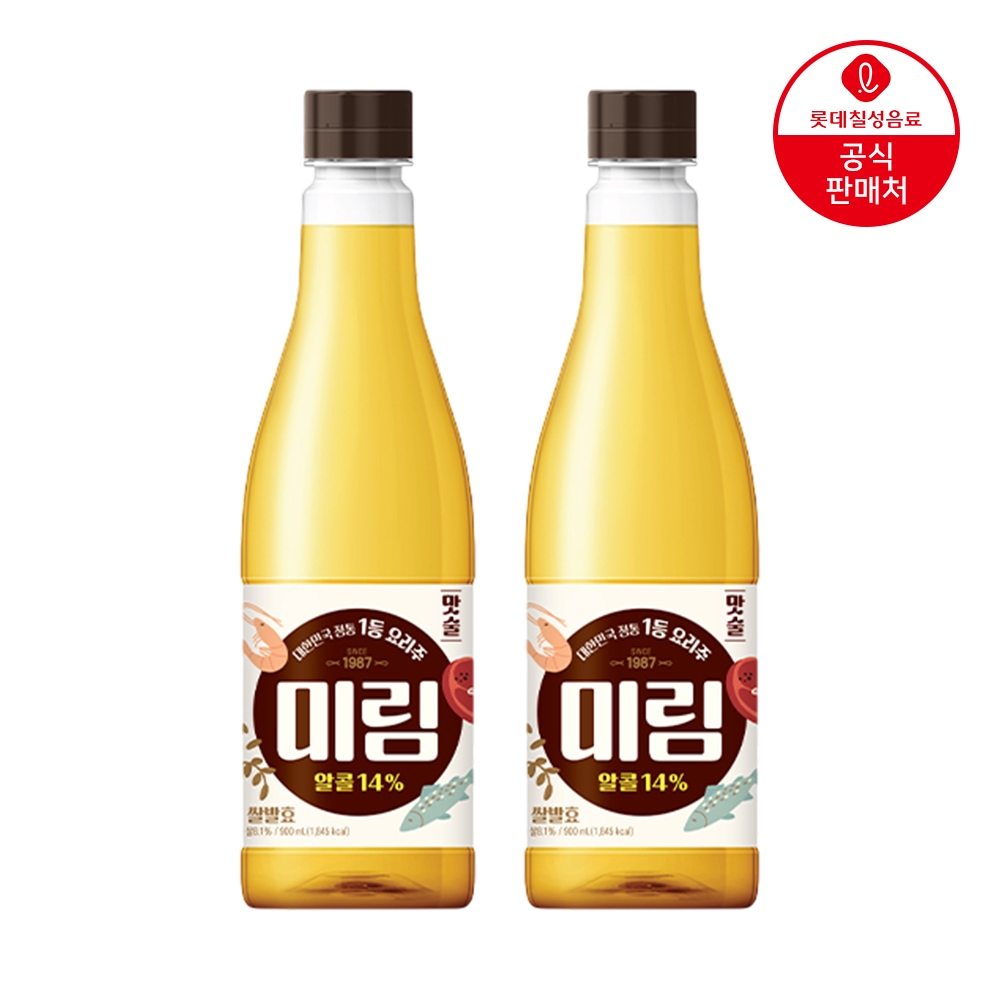 미림 맛술 900ml*2개 가격 비교 롯데칠성 미림 맛술 900ml*2개
