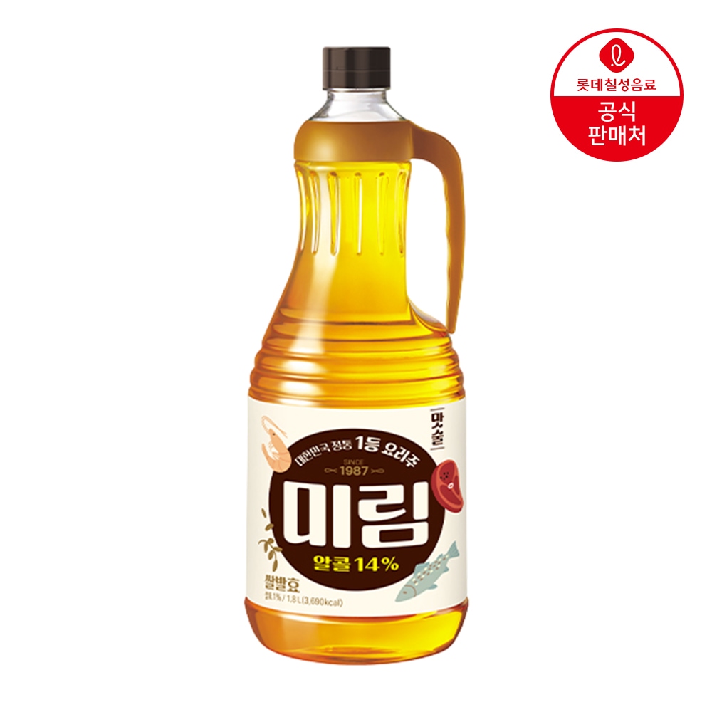 미림 맛술 1.8L*1개 가격 비교 롯데칠성 미림 맛술 1.8L*1개