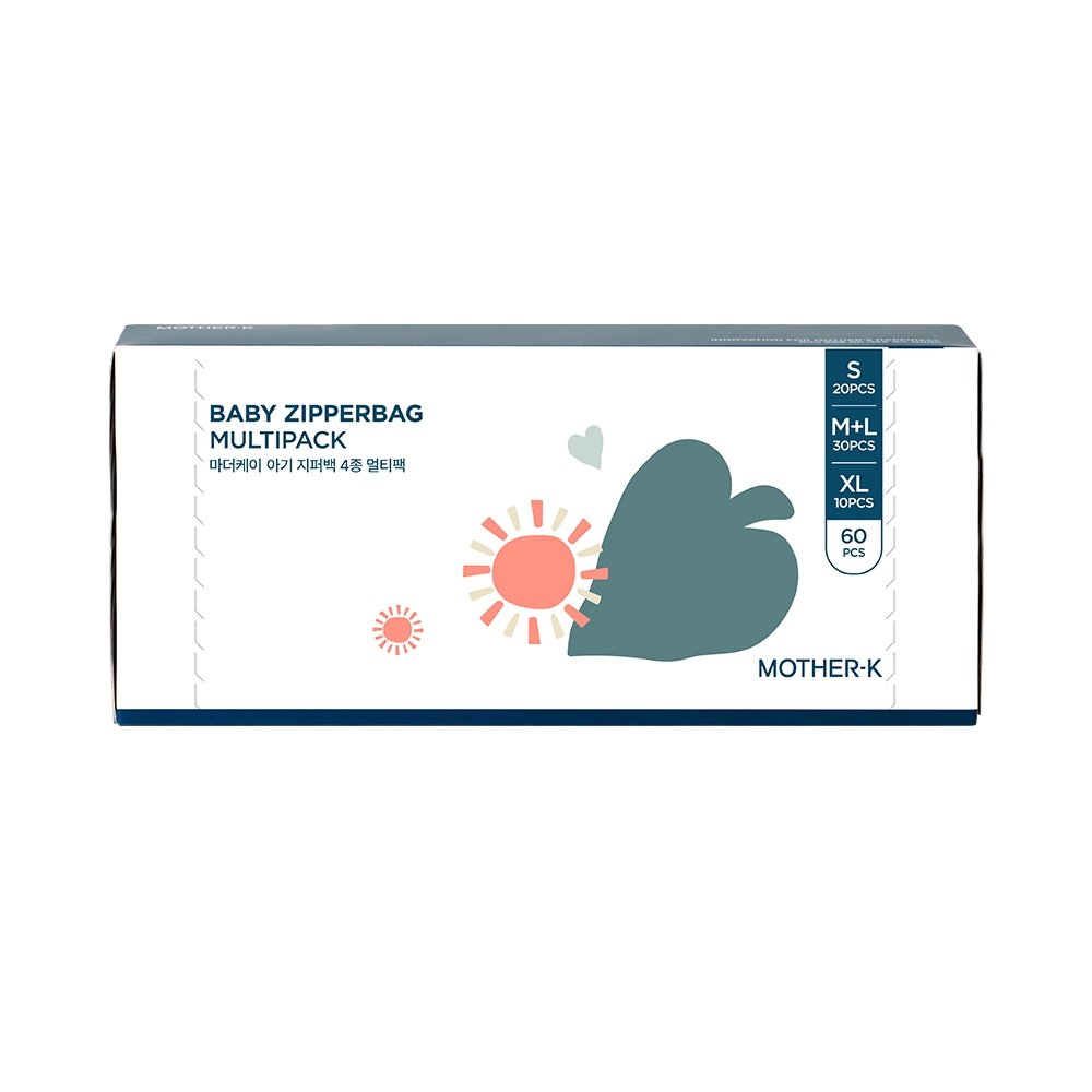 아기 지퍼백 멀티팩 Multipack(S15매+M15매+L15매+XL15매/총60매) 가격 추이 마더케이 아기 지퍼백 멀티팩 Multipack(S15매+M15매+L15매+XL15매/총60매) - 최저가 20,000원