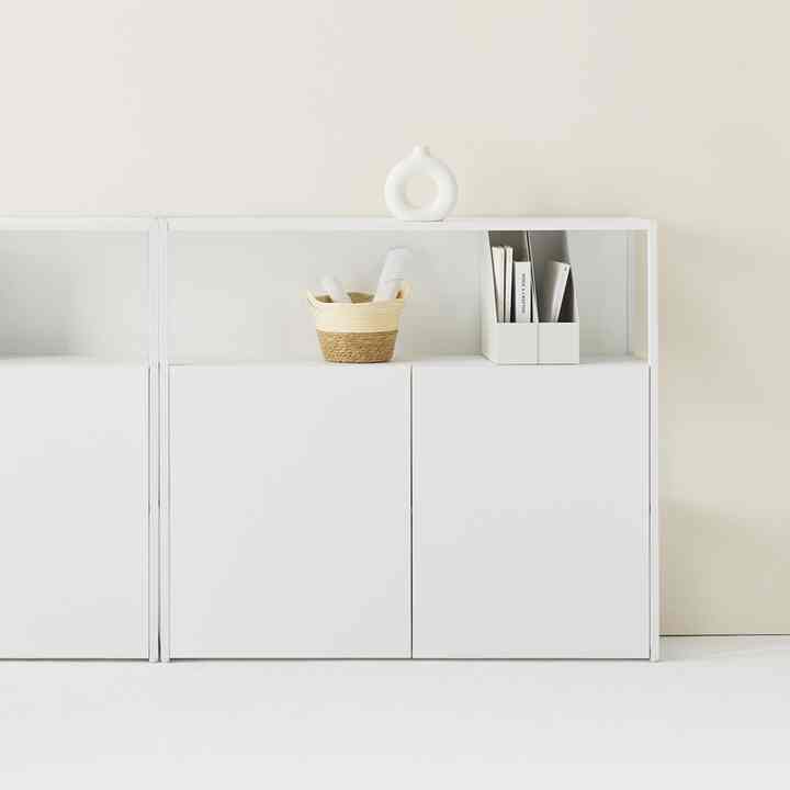 DURO 3段 スチール シェルフ 収納型 120cm