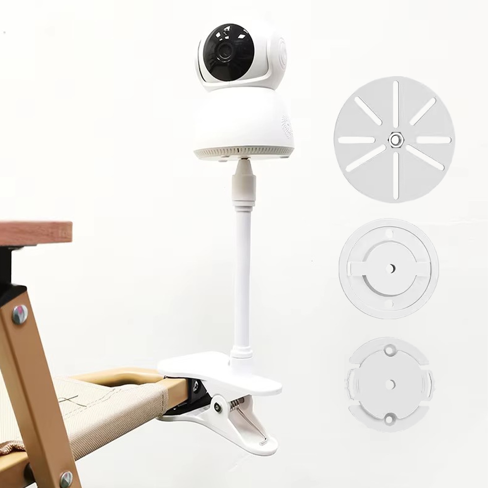 비상 자바라 집게형 무타공 각도조절 홈캠 CCTV 거치대