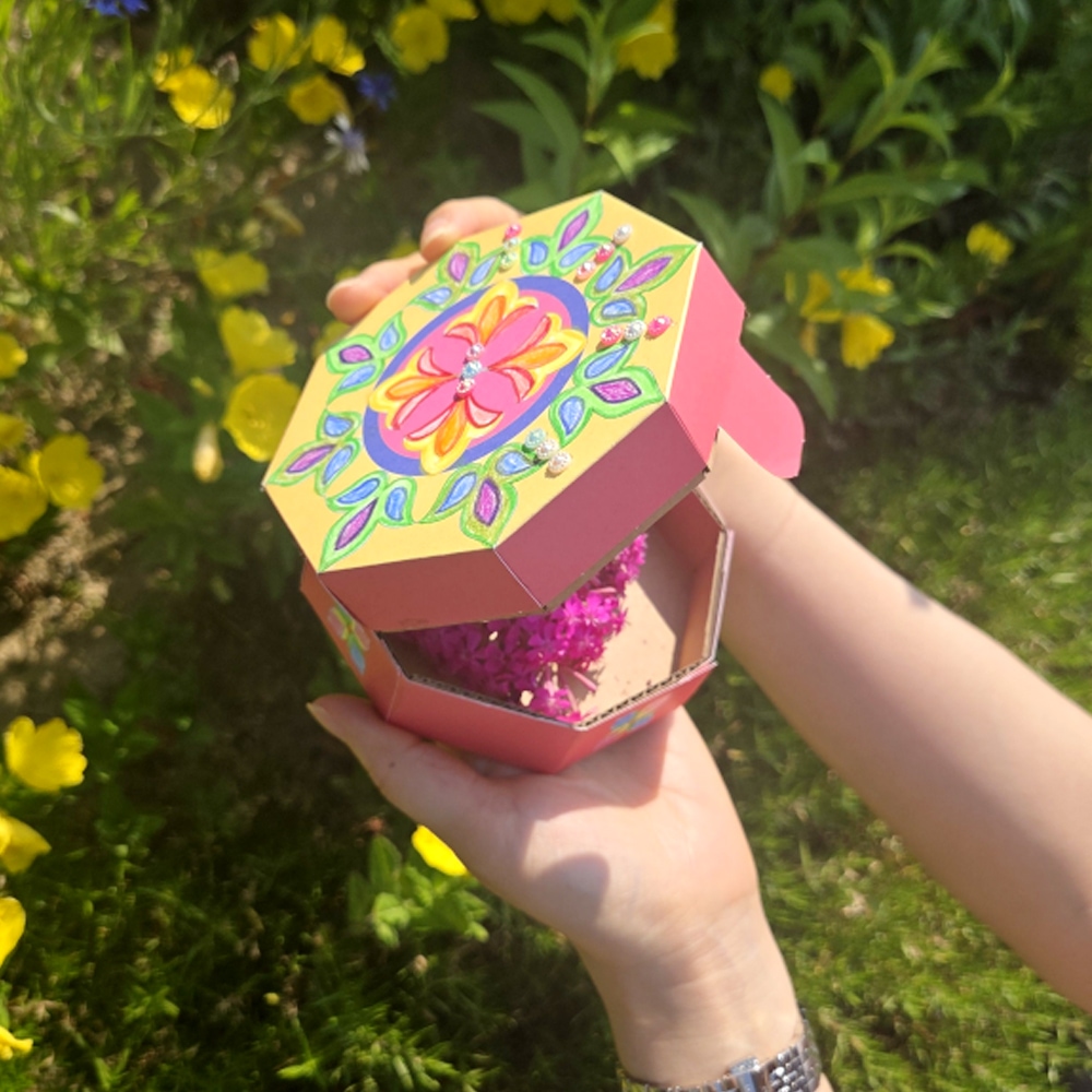 유니아트 DIY758 전통만다라팔각함만들기