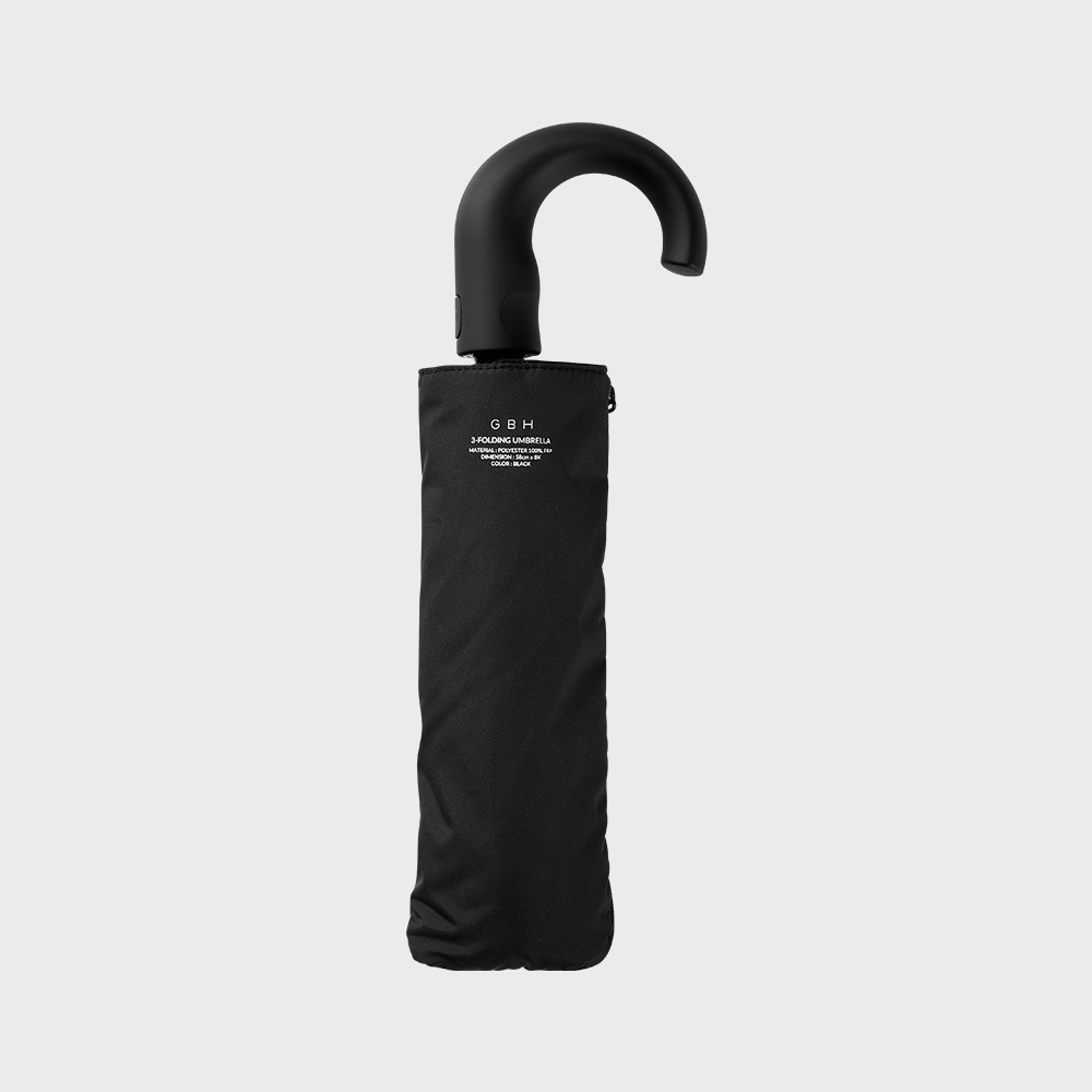 GBH 3-FOLDING UMBRELLA / BLACK 자동3단우산 UV차단 양산