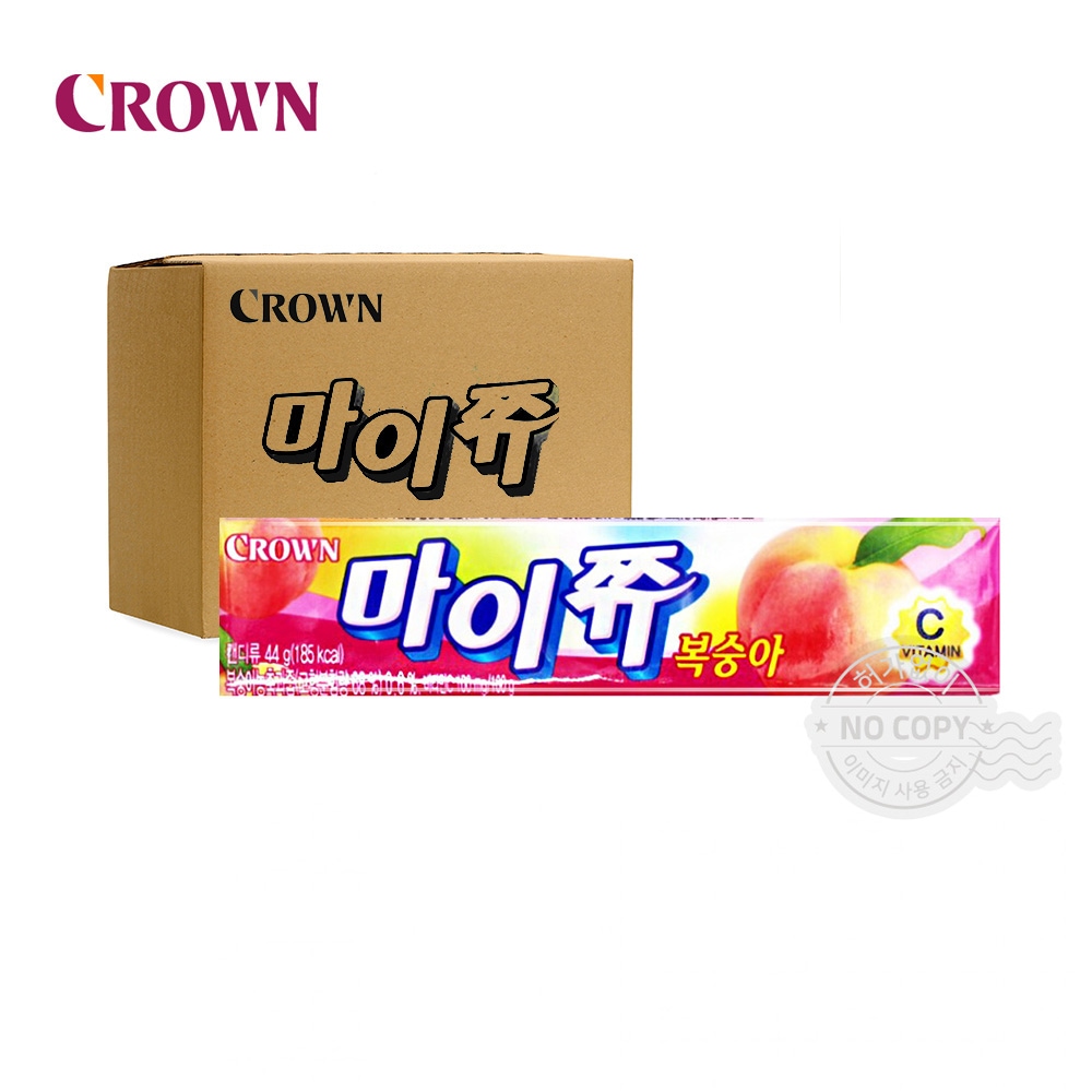 크라운 박스 마이쮸 복숭아 44g 120입