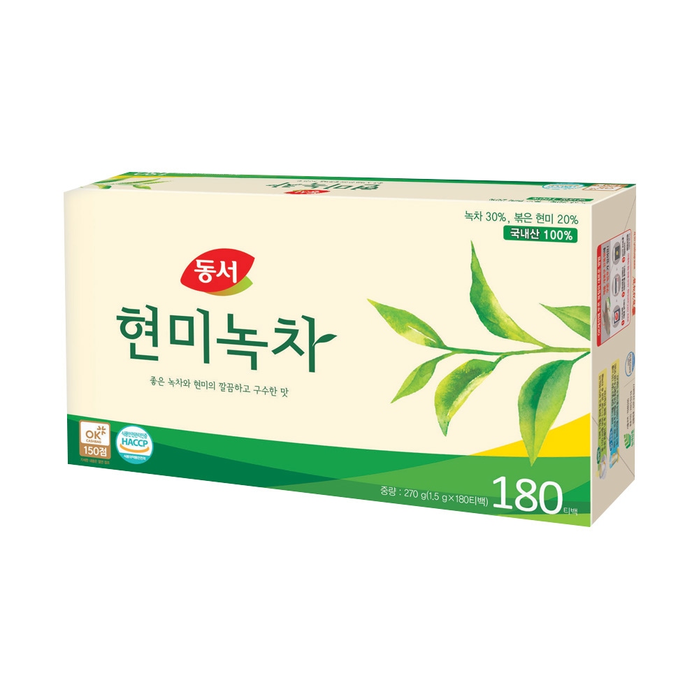 동서 현미녹차 270g 180T 가격 추이 동서 동서 현미녹차 270g 180T - 최저가 20,800원