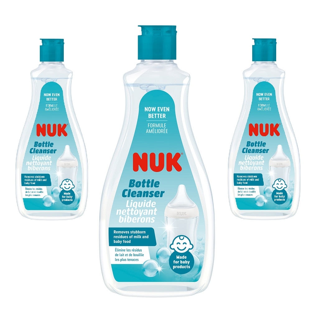 누크 누크 아기 젖병세정제 500ml 강력 세척, 안전 성분 3개입