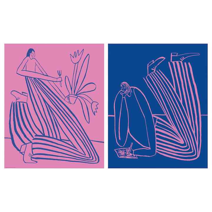 BILD ビルド ポスター, 遊び心ある写生