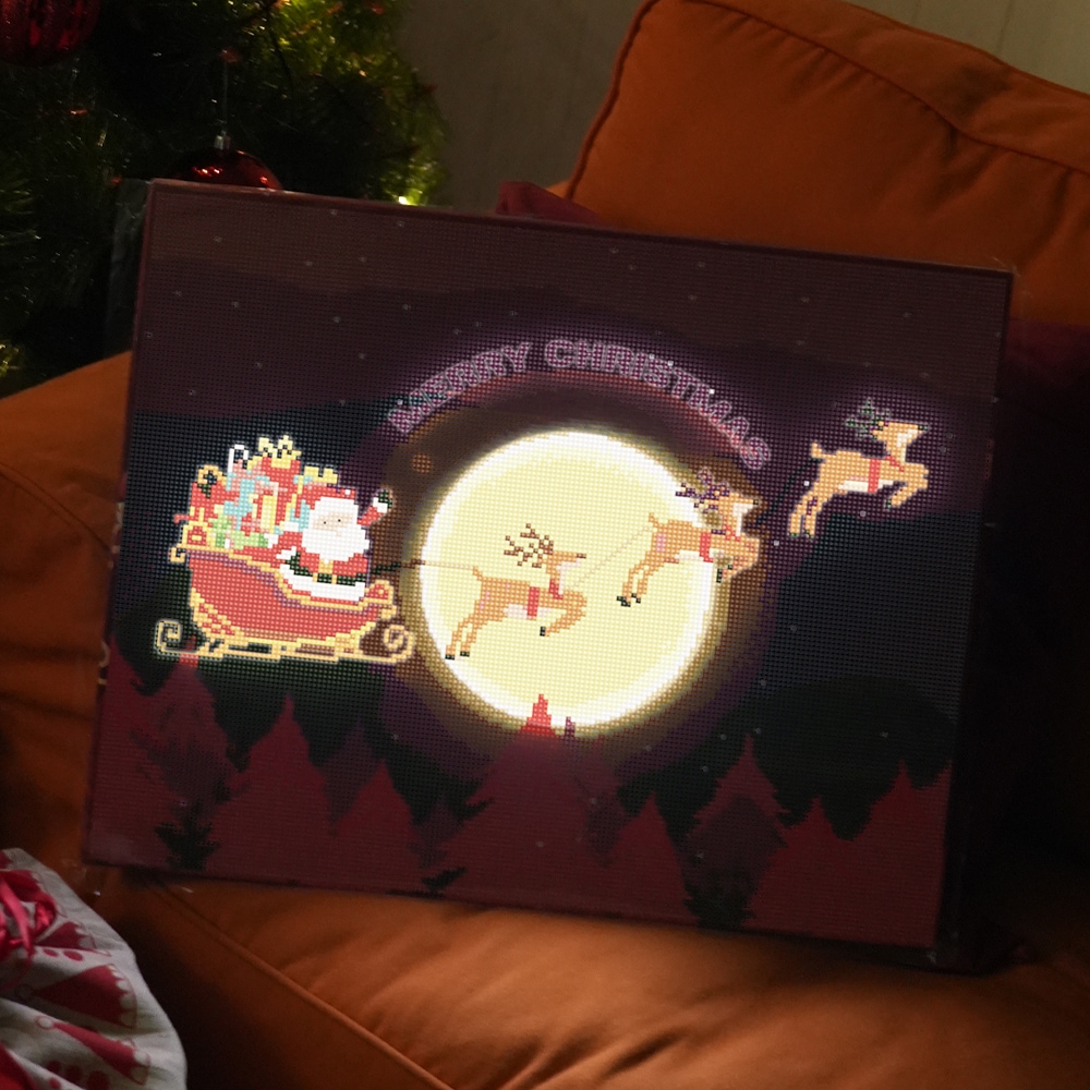 아디코 DIY LED 보석십자수 - 산타와 루돌프 LB67 (40x50)