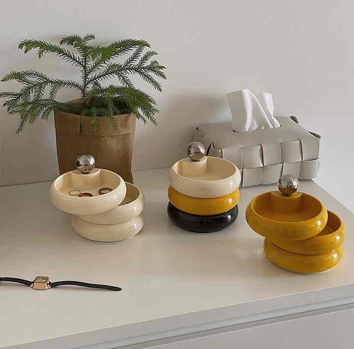 3段 アクセサリートレイ［5色］