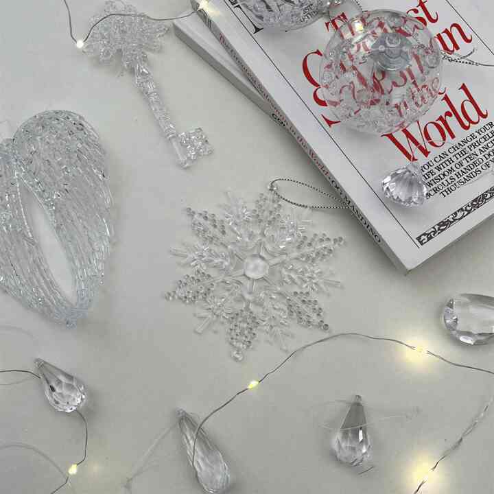 クリア アクリル クリスマス オーナメント［10種］