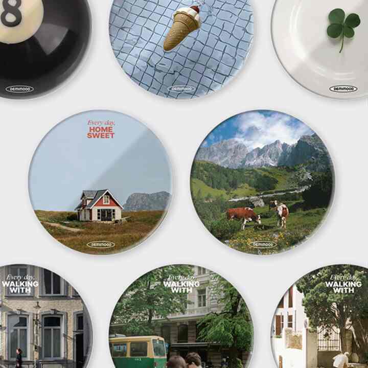 アクリル ティー コースター［8種］