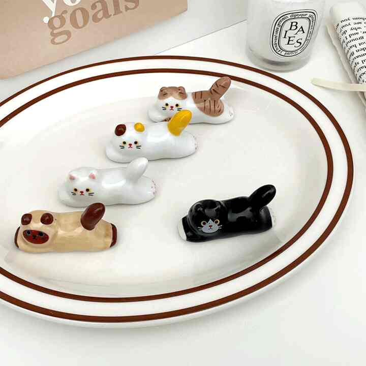 Jumpping cat 箸置き［5種］