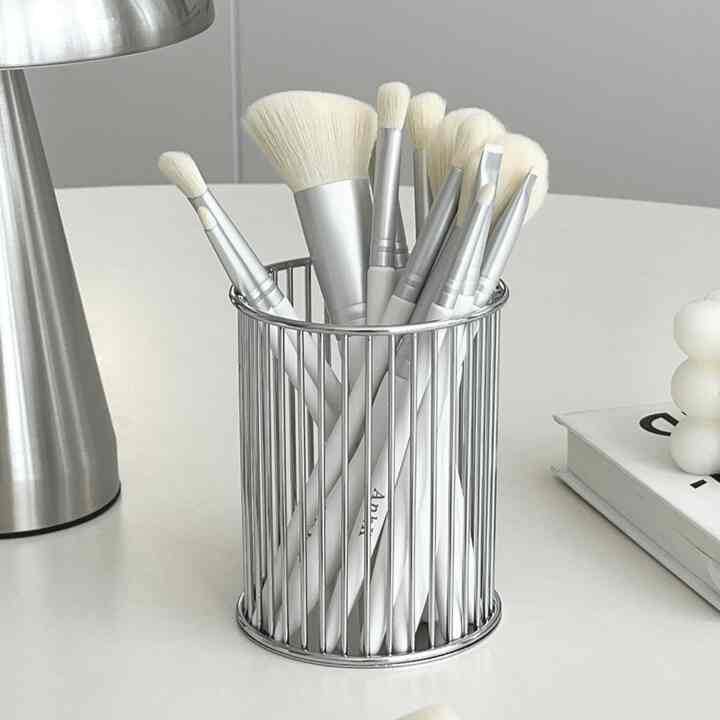 バーチカル スチール ペン立て