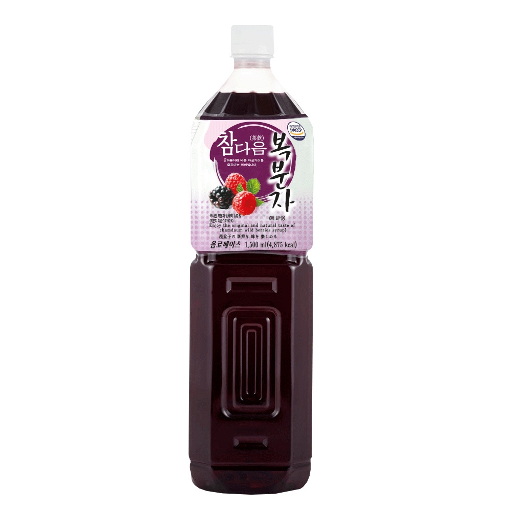 참다음 복분자 농축액 엑기스 청 음료 베이스 1.5L