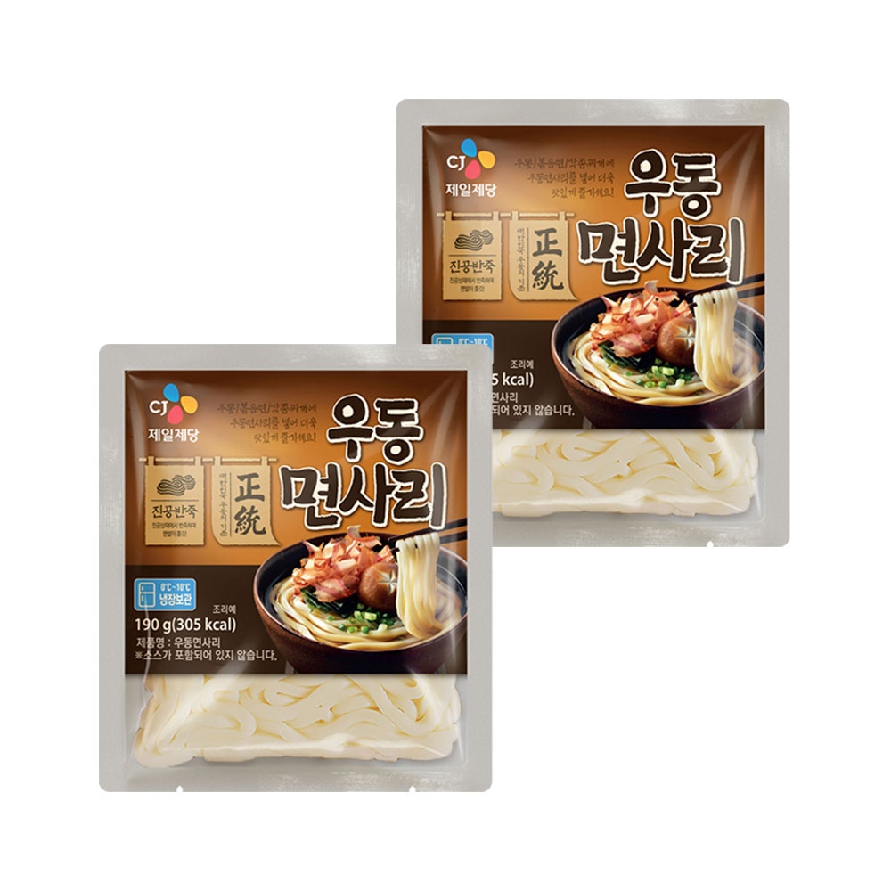 CJ 우동 면사리 190g*2개 가격 추이 CJ제일제당 CJ 우동 면사리 190g*2개 - 최저가 11,900원