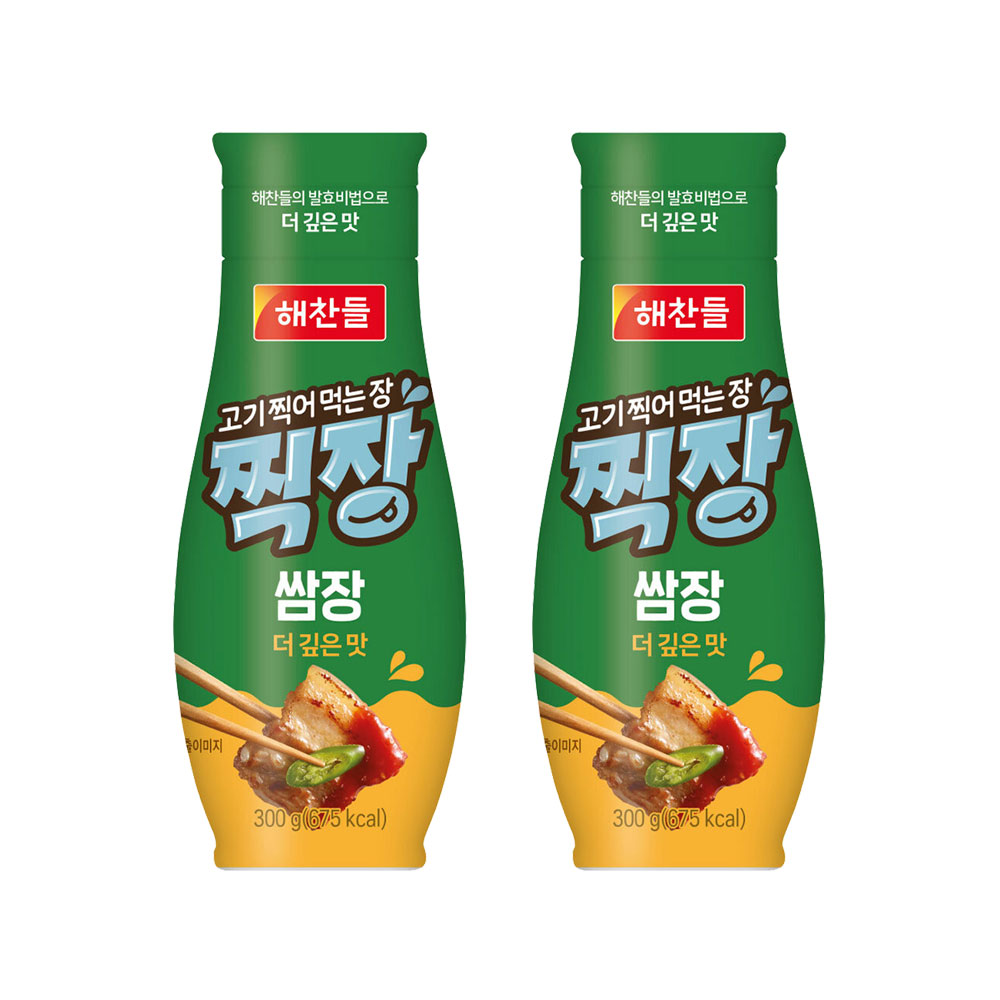 오늘의집 CJ제일제당 해찬들 고기찍어먹는장 찍장 쌈장 300g*2개