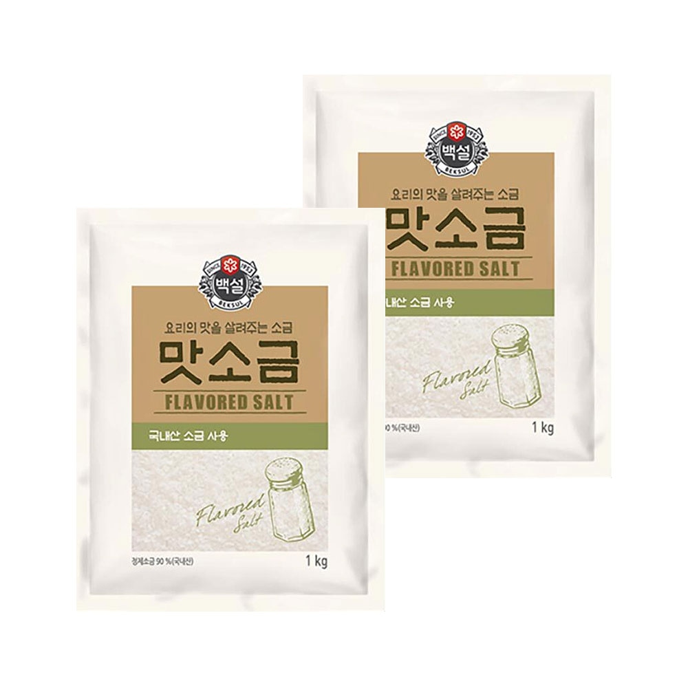 백설 맛소금 1kg*2개 가격 비교 CJ제일제당 백설 맛소금 1kg*2개