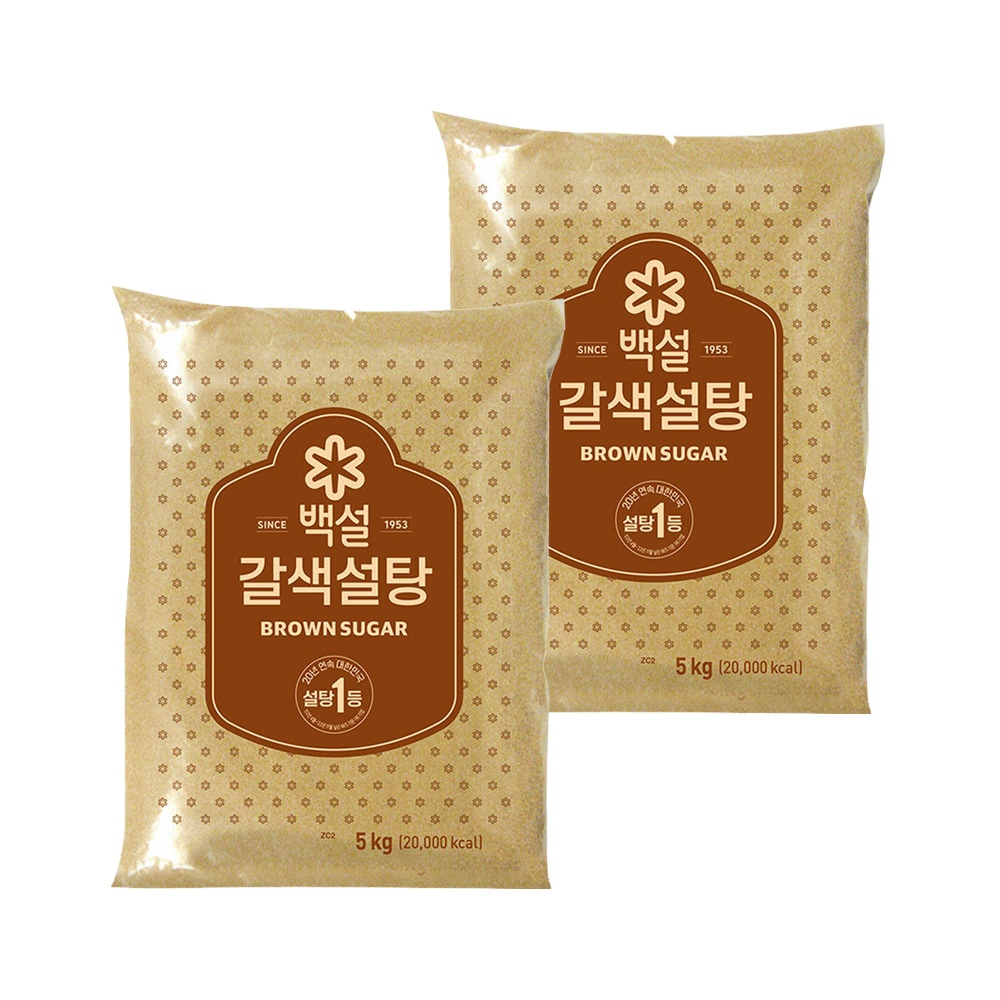 백설 갈색설탕 5kg*2개 가격 추이 CJ제일제당 백설 갈색설탕 5kg*2개 - 최저가 26,900원