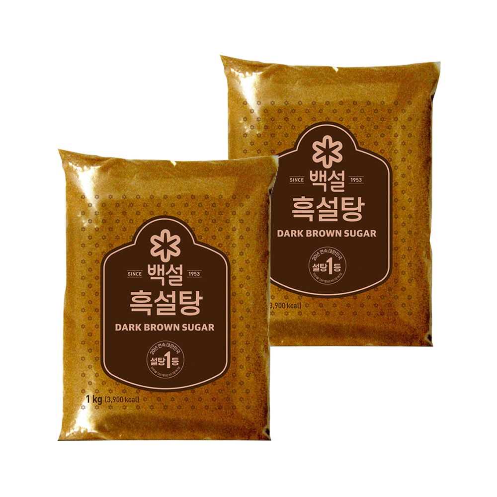 백설 흑설탕 1kg*2개 가격 비교 CJ제일제당 백설 흑설탕 1kg*2개