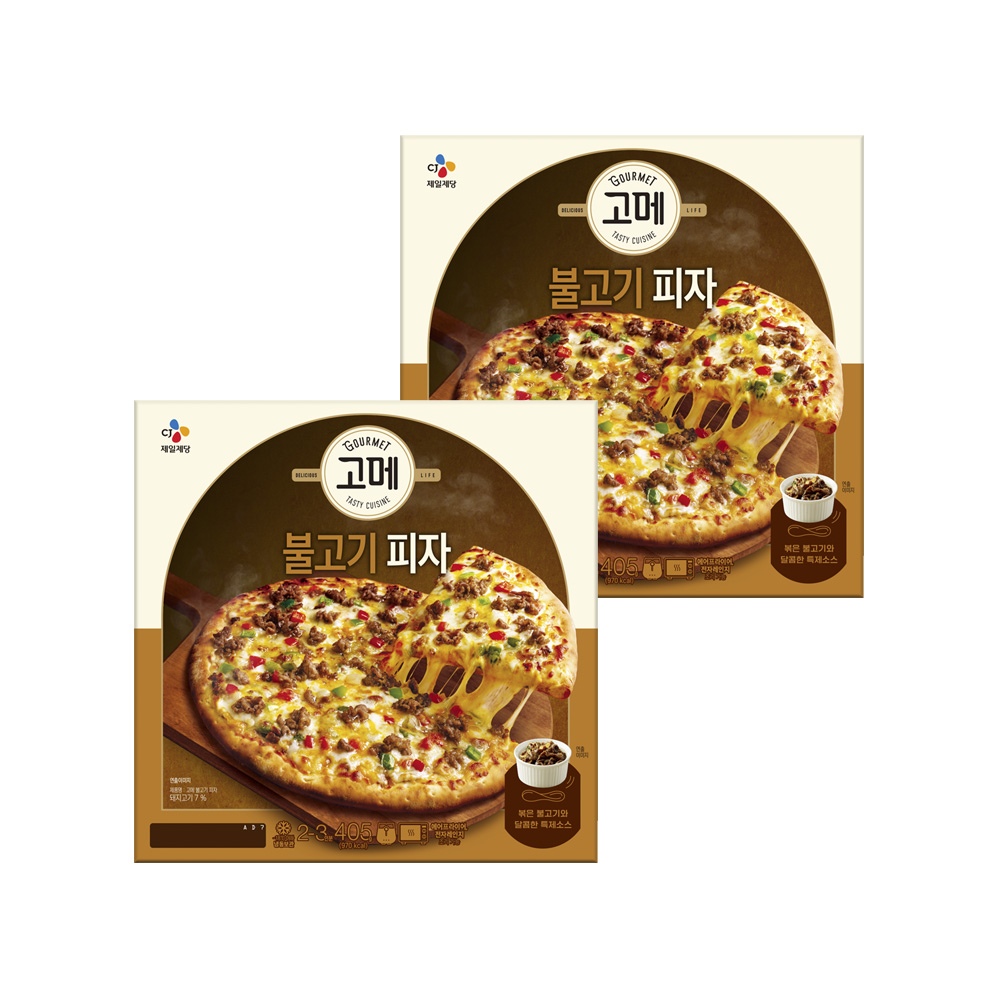 고메 클래식 불고기 피자 405g*2개 가격 추이 CJ제일제당 고메 클래식 불고기 피자 405g*2개 - 최저가 21,900원