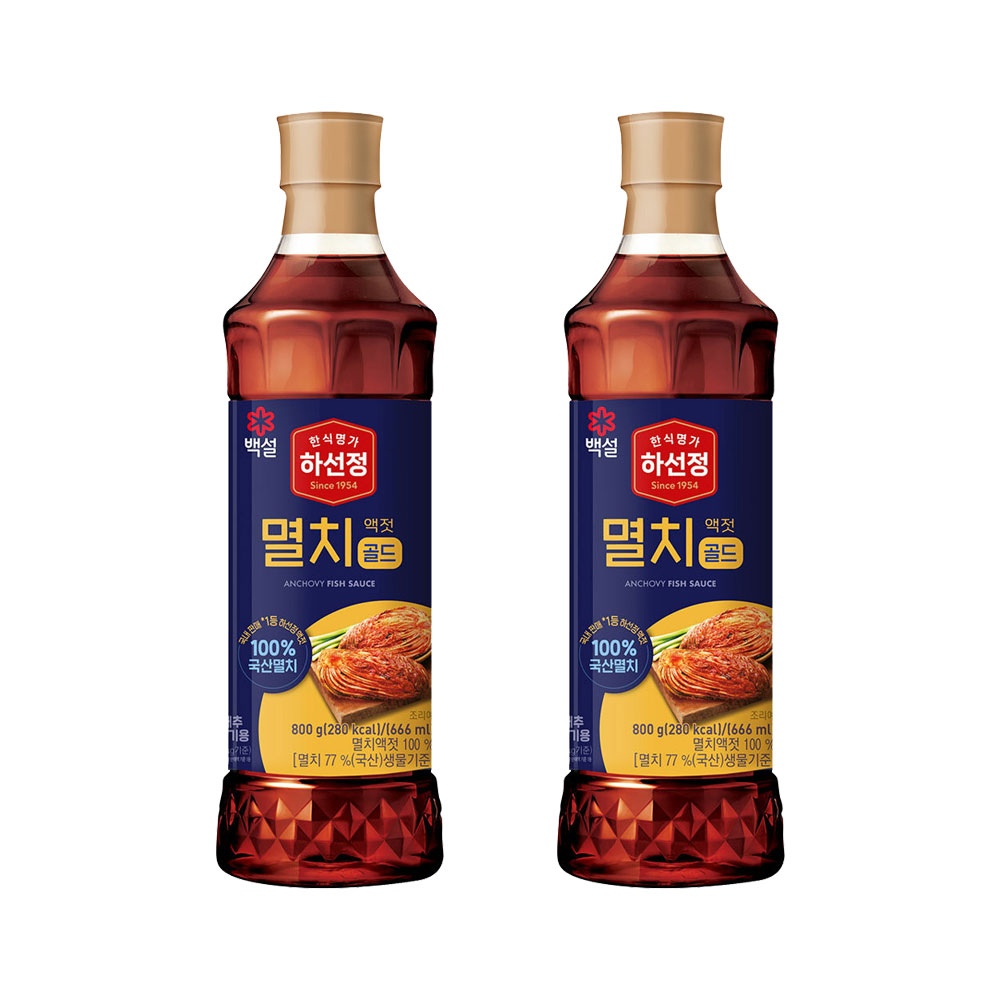 장류·육수 > 하선정 멸치액젓 골드 800g*2개 | 오늘의집 쇼핑