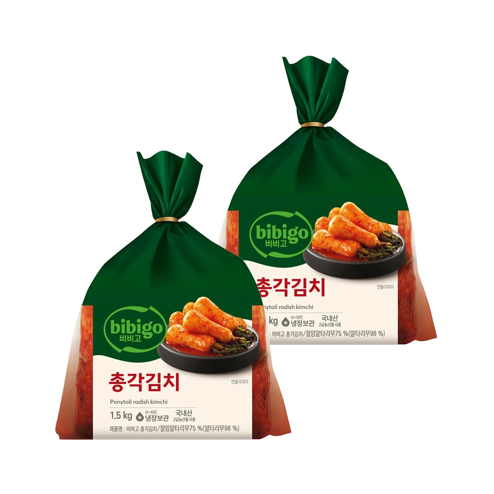 CJ제일제당 비비고 총각김치 1.5kg*2개