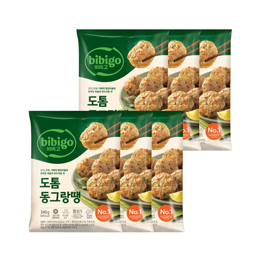 비비고 도톰 동그랑땡 340g*6개(원산지:상품정보제공고시 참조) 가격 비교 CJ제일제당 비비고 도톰 동그랑땡 340g*6개(원산지:상품정보제공고시 참조)