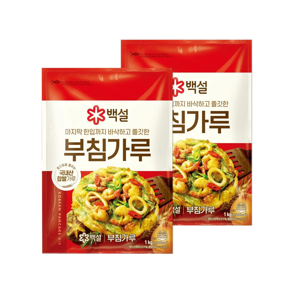CJ제일제당 백설 부침가루 1kg*2개