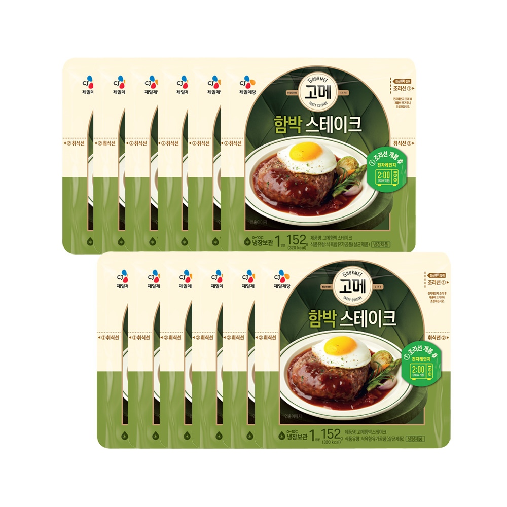 고메 함박스테이크 152g*12개 가격 추이 CJ제일제당 고메 함박스테이크 152g*12개 - 최저가 29,400원