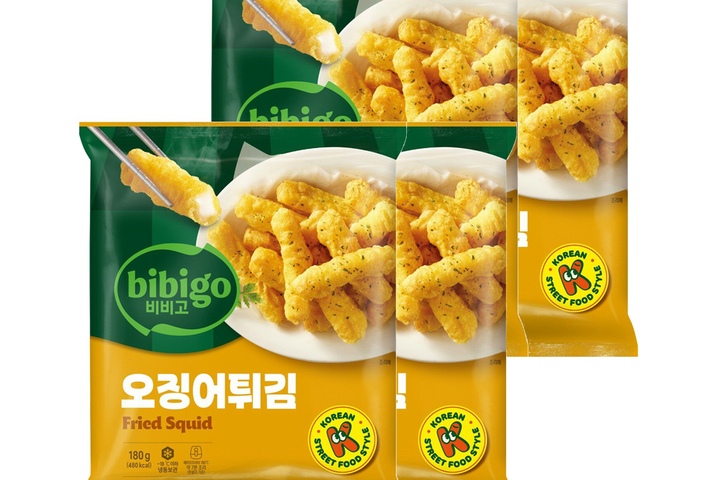 떡볶이·튀김·분식 > 비비고 오징어튀김 180g*4개 | 오늘의집 쇼핑 비비고 오징어튀김 180g*4개
