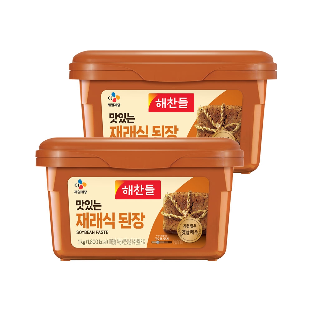 CJ제일제당 해찬들 재래식된장 1kg*2개