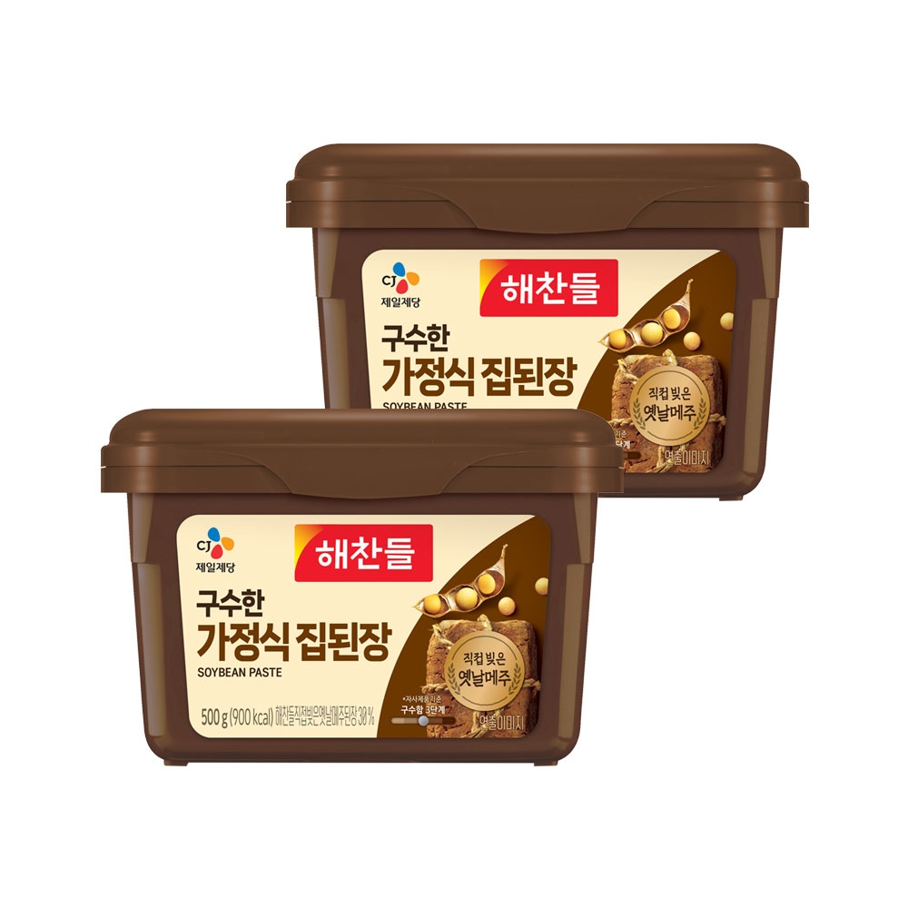 CJ제일제당 해찬들 구수한 집된장 500g*2개