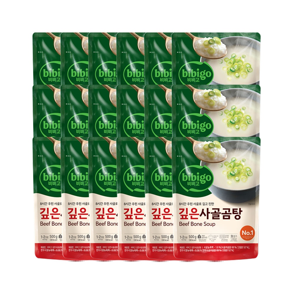 비비고 깊은 사골곰탕 500g x18개 가격 추이 CJ제일제당 비비고 깊은 사골곰탕 500g x18개 - 최저가 21,912원