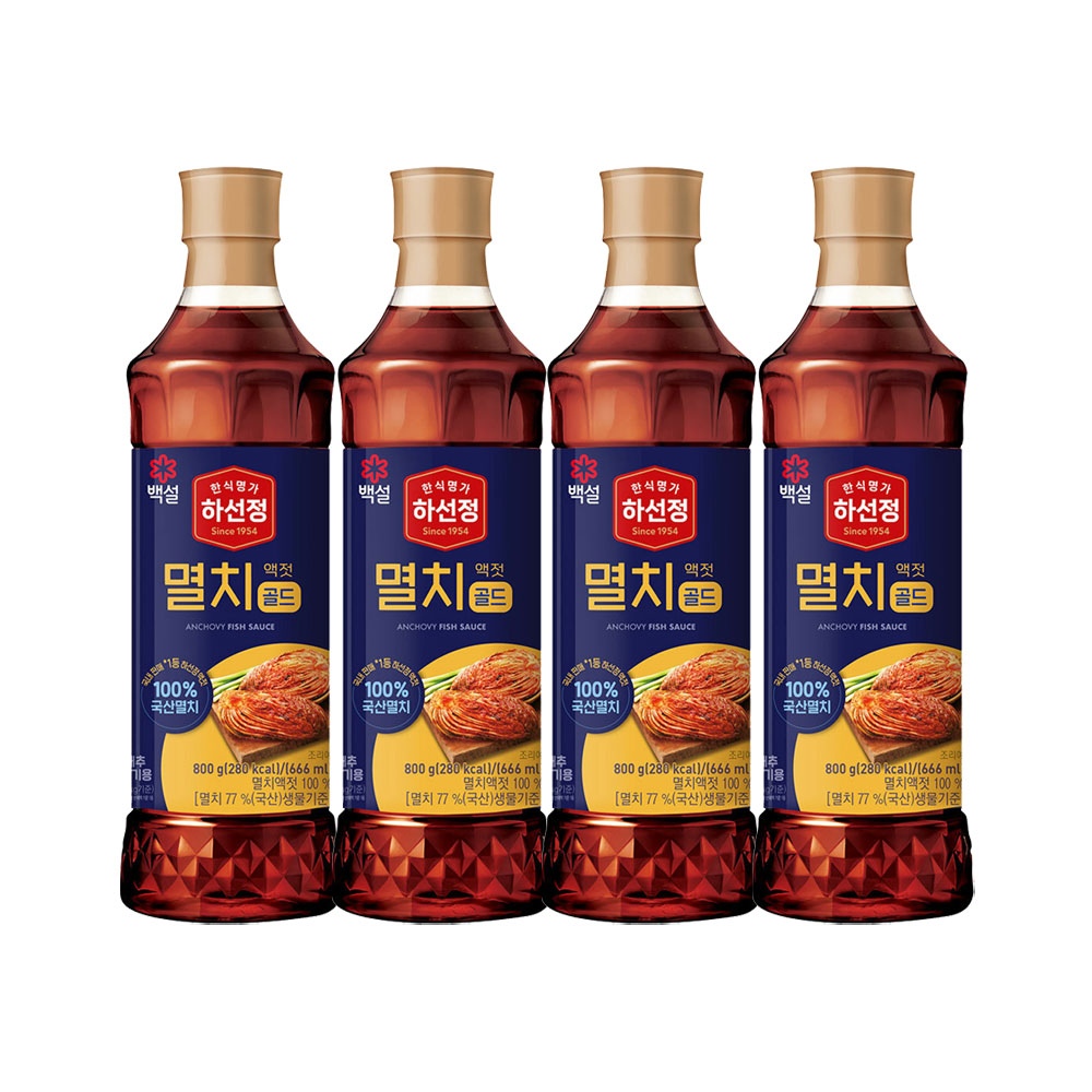 하선정 멸치액젓 골드 800g x4개 가격 비교 CJ제일제당 하선정 멸치액젓 골드 800g x4개