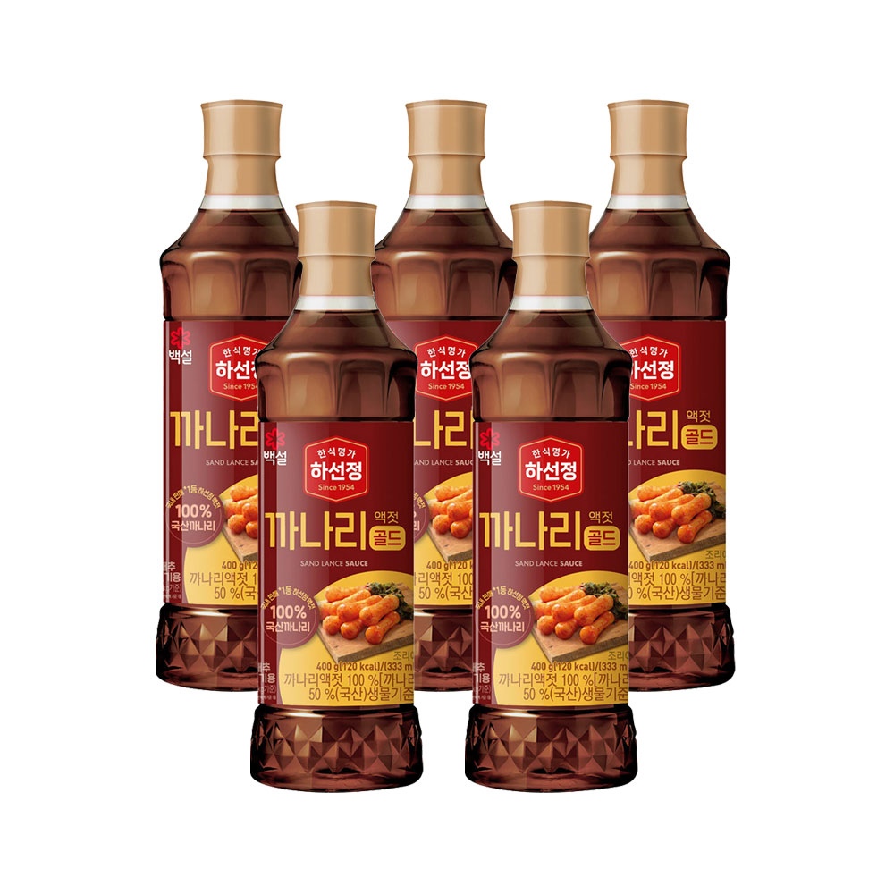 하선정 까나리액젓 골드 400g x5개 가격 비교 CJ제일제당 하선정 까나리액젓 골드 400g x5개