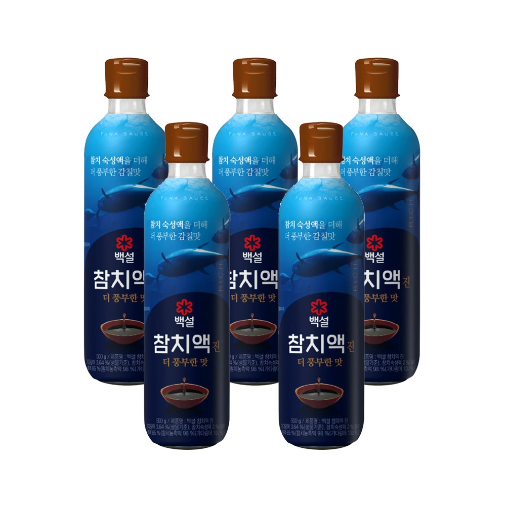 백설 참치액 진더풍부한맛 500g x5개 가격 비교 CJ제일제당 백설 참치액 진더풍부한맛 500g x5개