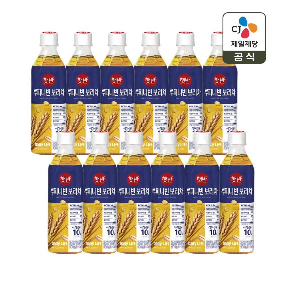 햇반 루피니빈 보리차 500ml x12개 가격 비교 CJ제일제당 햇반 루피니빈 보리차 500ml x12개