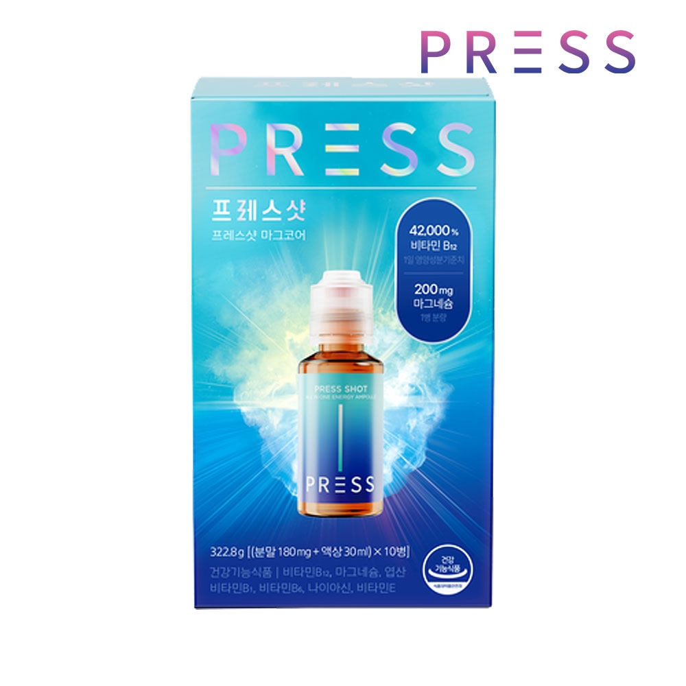 프레스샷 마그코어 액상비타민 마그네슘 나이아신 엽산 30ml 10개입 x1개 가격 비교 온누리스토어 프레스샷 마그코어 액상비타민 마그네슘 나이아신 엽산 30ml 10개입 x1개