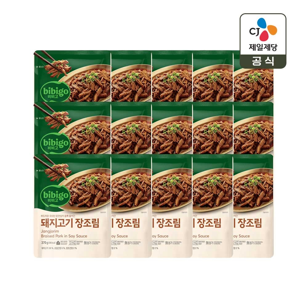 비비고 돼지고기 장조림 370g x15개 가격 추이 CJ제일제당 비비고 돼지고기 장조림 370g x15개 - 최저가 106,900원