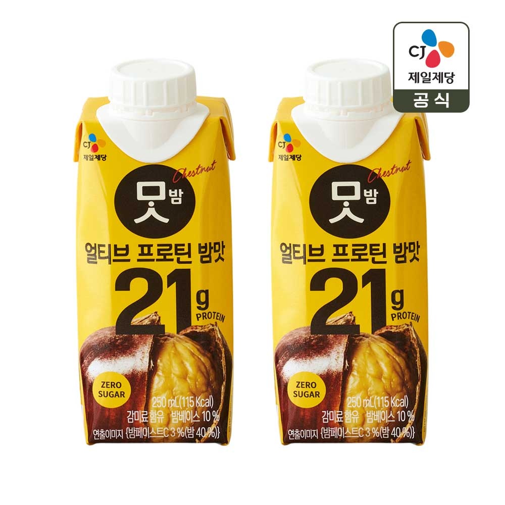 얼티브 제로슈가 프로틴 식물성 고단백 단백질 쉐이크 밤맛 250ml x2개 가격 비교 CJ제일제당 얼티브 제로슈가 프로틴 식물성 고단백 단백질 쉐이크 밤맛 250ml x2개