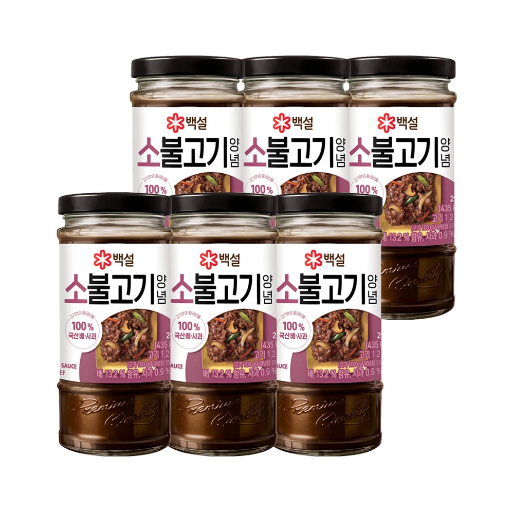 백설 소불고기양념 290g x6개 가격 비교 CJ제일제당 백설 소불고기양념 290g x6개