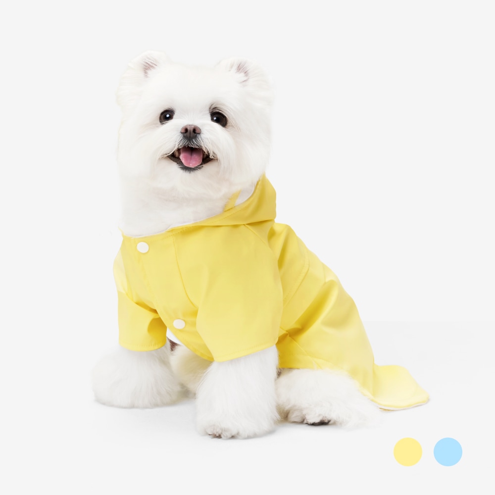 오늘의집 네오핏 강아지 애견 파스텔 우비 비옷 레인코트