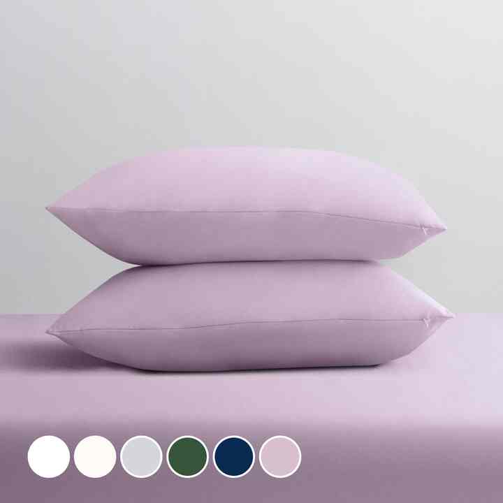 SOFT MOOD 枕カバー 2枚セット［6色・2サイズ］