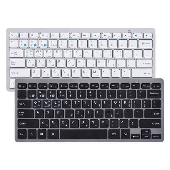 キーボードBluetoothマルチペアリングワイヤレスBTK-07韓国語/英語