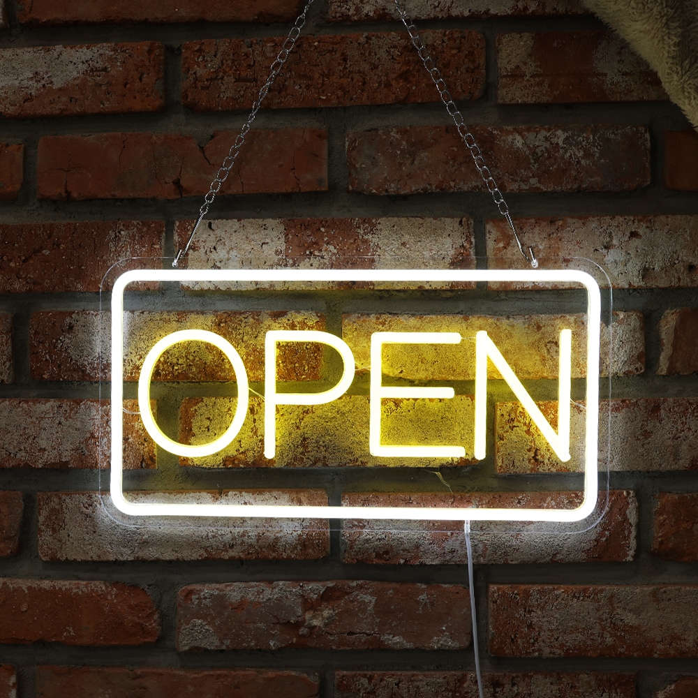 팝팝 사각 OPEN LED 네온사인 24시 영업중 오픈 아크릴 간판 가격 비교 21세기트랜드 팝팝 사각 OPEN LED 네온사인 24시 영업중 오픈 아크릴 간판