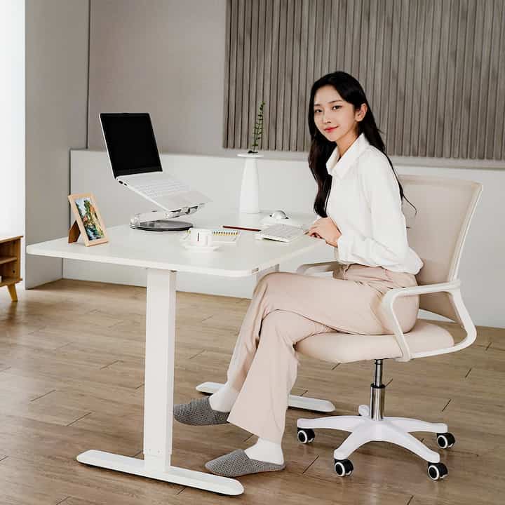 スマト電動昇降スタンディングデスク Basic［2色・2サイズ］