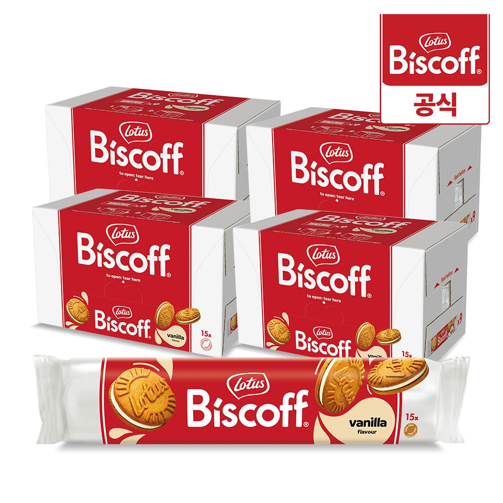 로투스 비스코프 샌드 바닐라 110g 1박스 150g *36개