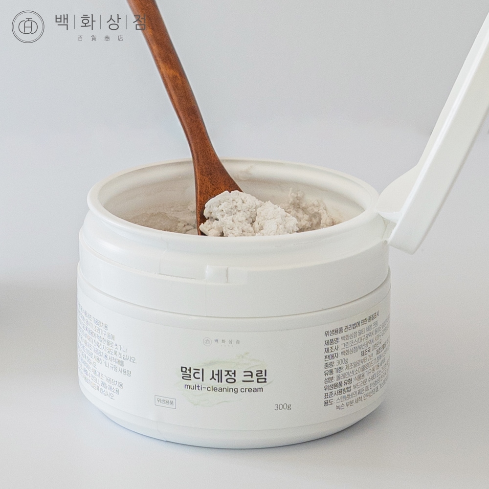 백화상점 다목적 클리너 스텐 연마제 제거제 찌든때 기름때 탄냄비 제거 300g