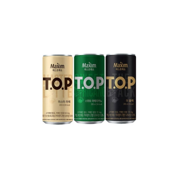 티오피 TOP 캔커피 200ml 36개 (블랙) 가격 추이 마전동상회 티오피 TOP 캔커피 200ml 36개 (블랙) - 최저가 39,000원
